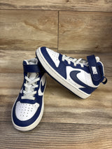 Nike Court Borough Mid 2 TD 'White Blue Signal' Sneakers sz 11c