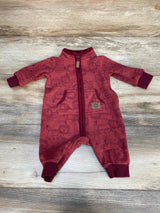 Carter's Lion Print Coverall Red sz 3m