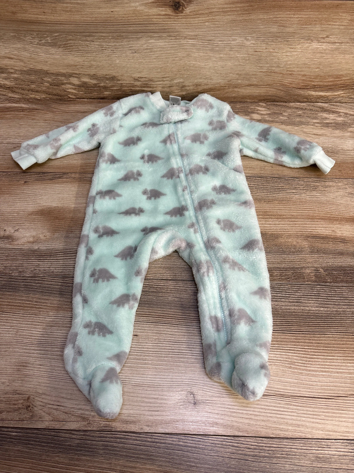 Hudson Baby Dino Print Blanket Sleeper Blue sz 0-3m - Me n Mommy To Be
