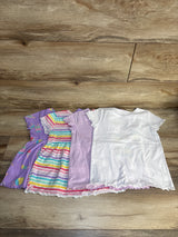 NEW Children's Place 4pk Shirts Purple sz 5T