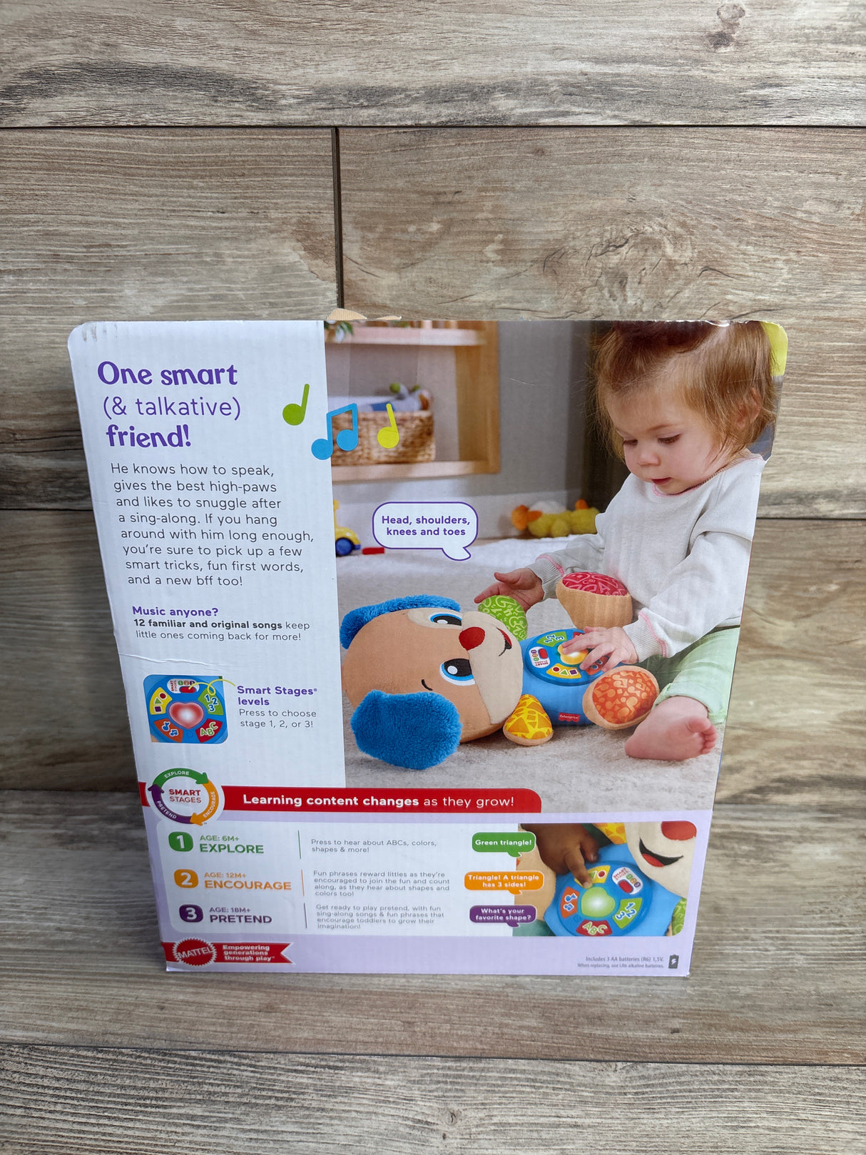NEW Fisher Price Laugh & Learn Smart Stages Puppy