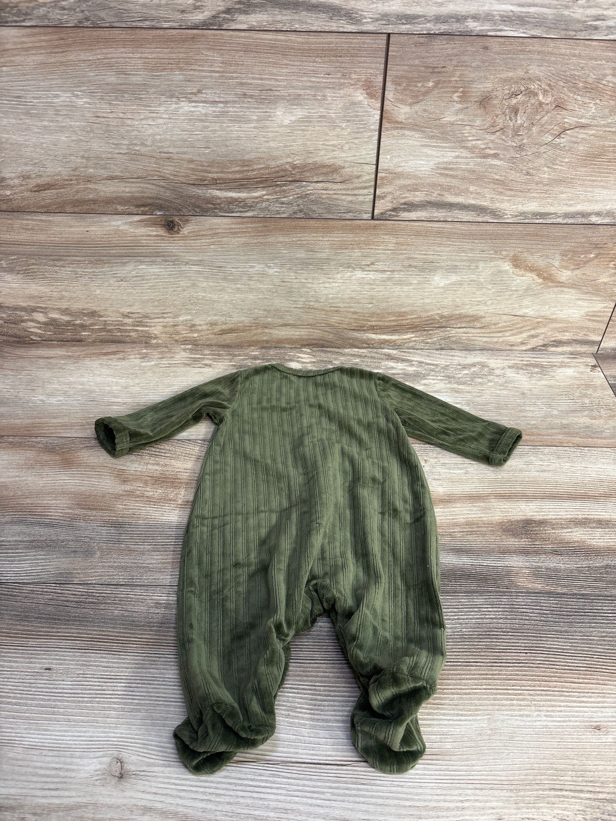 Baby Guess Velvet Footed Coverall Emerald sz 0-3m