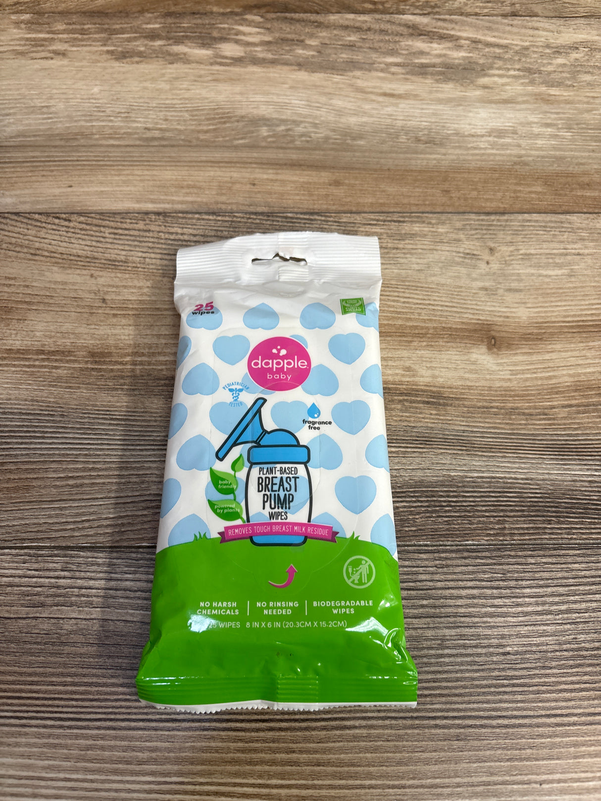 NEW Dapple Breast Pump Cleaning Wipes - Fragrance Free - 25ct