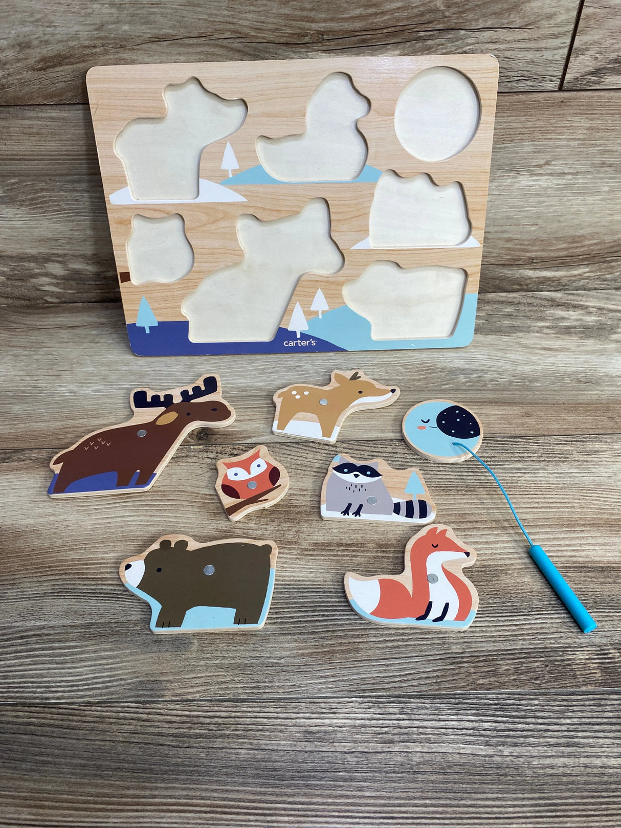 Carter's Toddler Woodland Creatures Magnetic Puzzle