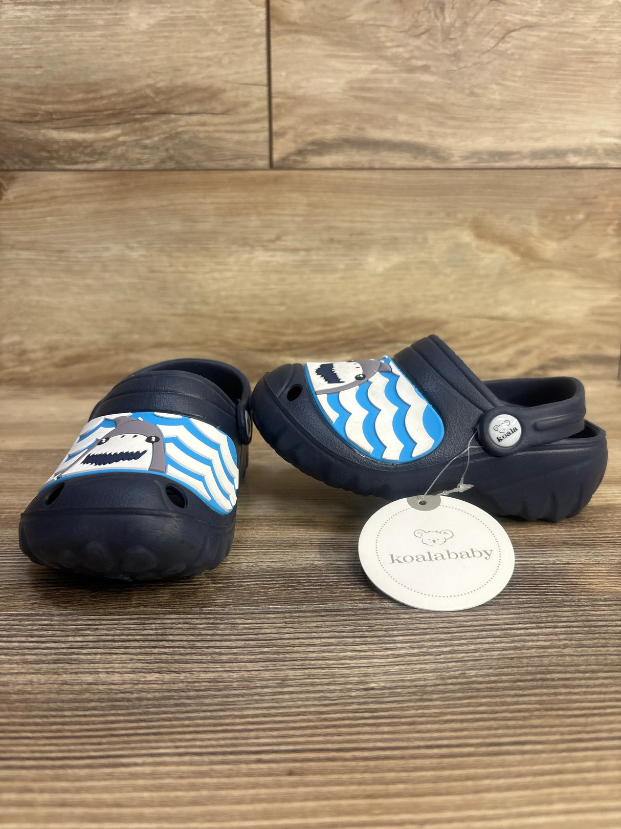 NEW Koala Baby Shark Clogs, Blue sz 6c