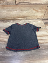 Disney Baby Embroidered Mickey Mouse Shirt Grey sz 12m