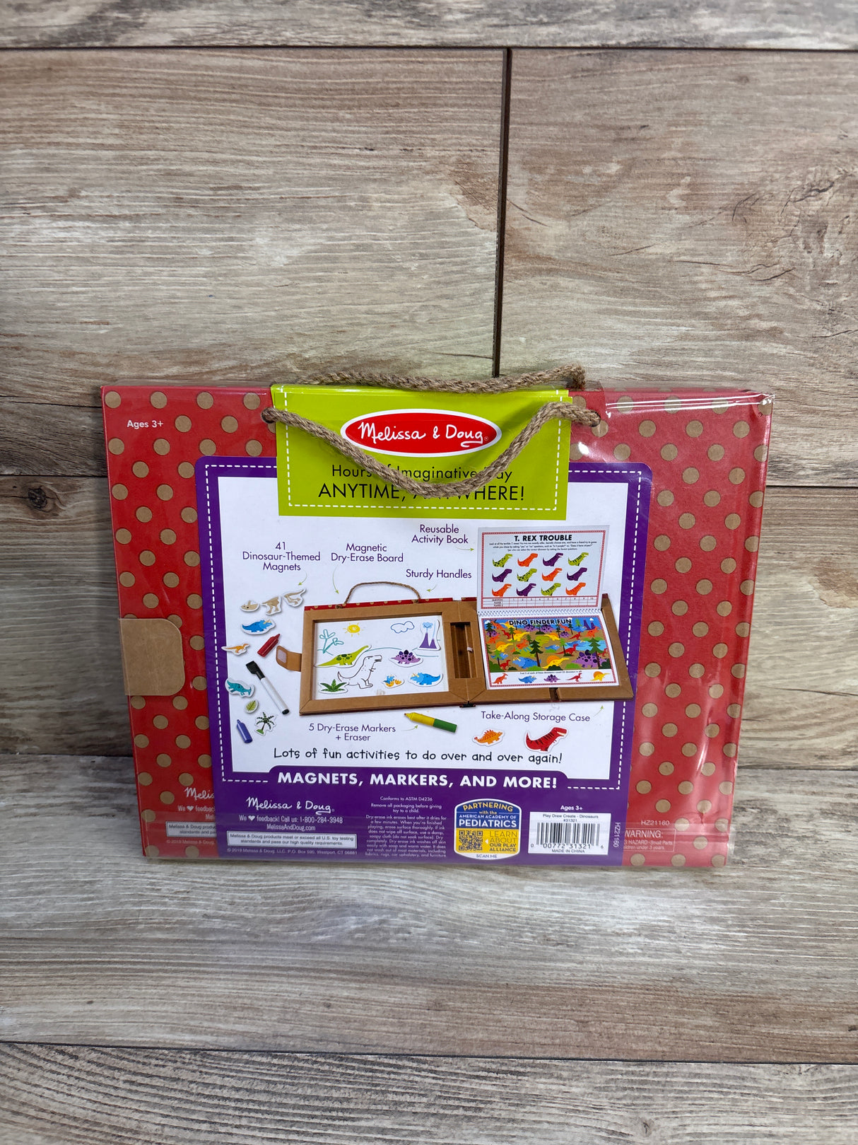 NEW Melissa & Doug Play, Draw, Create Dinosaurs - Drawing Activity Set