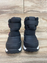 Wonder Nation Snow Boots Black/Pink sz 6c