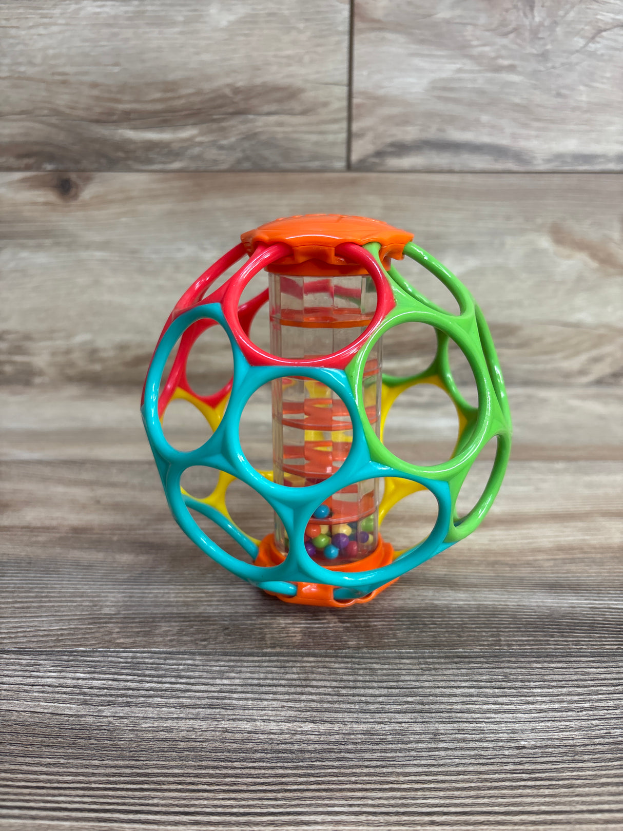 Bright Starts Oball Easy Grasp Rollin' Rainstick Toy