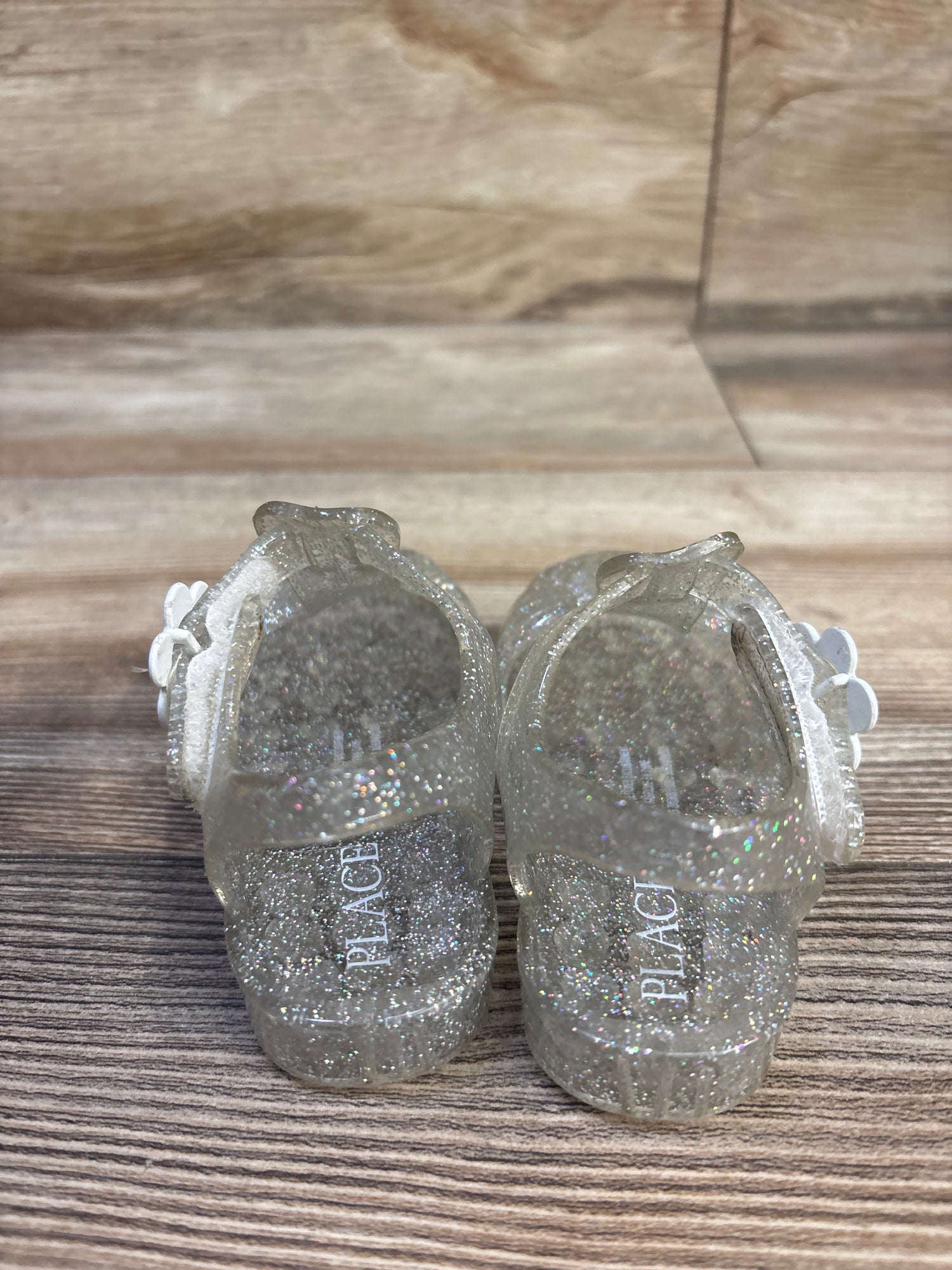 Children's Place Fisherman Jelly Sandals Glitter sz 5c