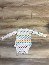NEW Primary Organic Long Sleeve Bodysuit Rainbow sz 18-24m