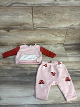 Old Navy Sweatshirt & Joggers 2pc Set Red sz 0-3m