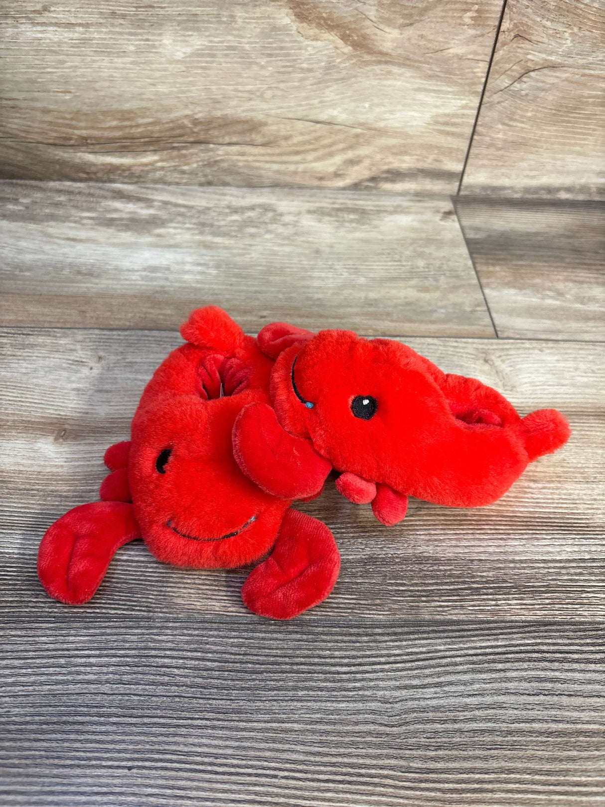 Plush Lobster Slippers Red sz 3/5c