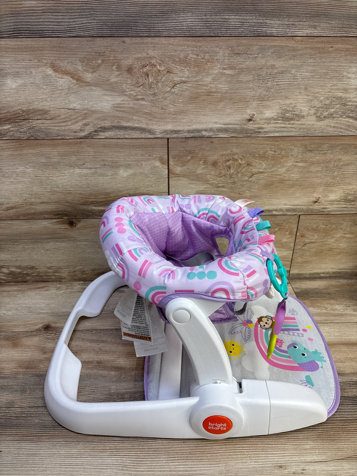 Bright Starts 2-in-1 Sit-Up Infant Floor Seat Purple