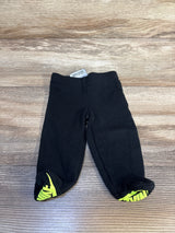 Nike Waffle Knit Footed Pants Black sz Newborn