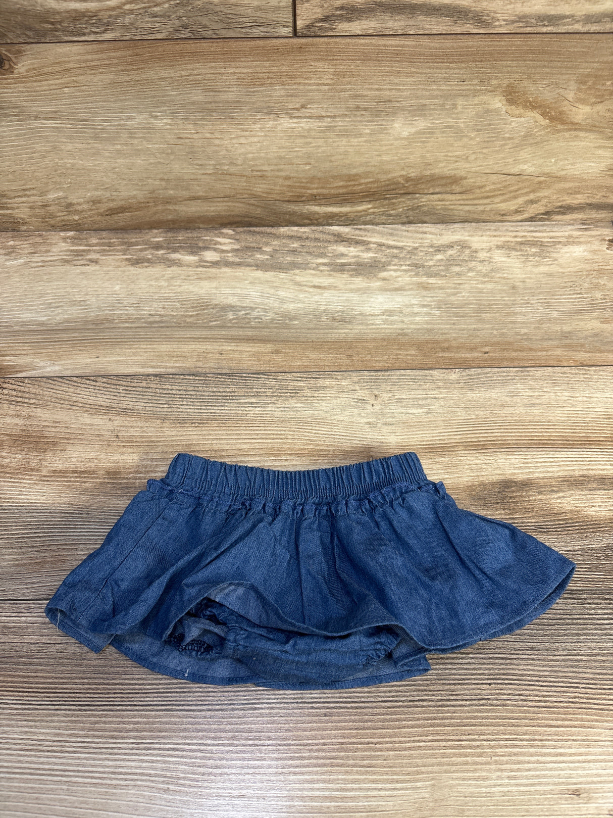 Chambray Skirted Bloomers Blue sz 12-18m