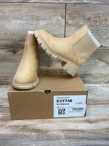 NEW Coutgo Chelsea Suede Side Zipper Winter Boots Beige Sz 13c