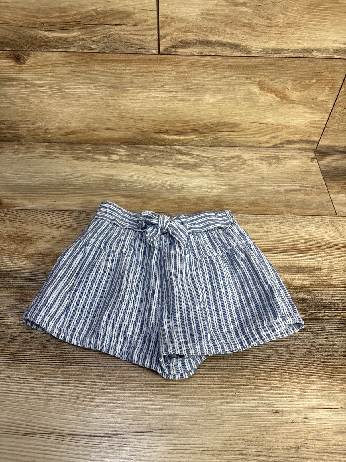Wonder Nation Striped Shorts Blue sz 4T