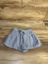 Wonder Nation Striped Shorts Blue sz 4T