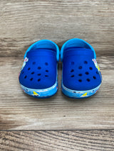 Crocs Baby Shark Classic Clog Blue Sz 5c