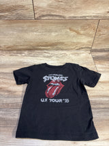 The Rolling Stones Shirt Black sz 2T