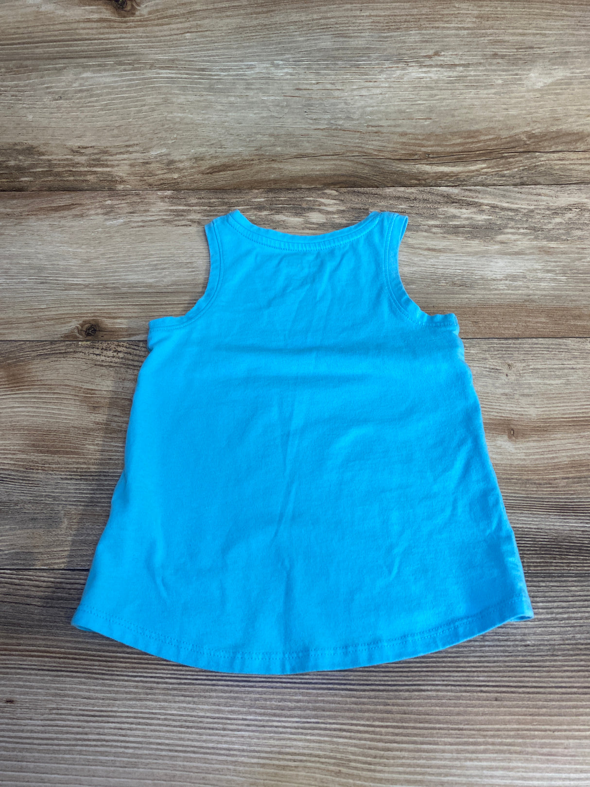 Cat & Jack Blue Floral Cone Tank Top sz 2T