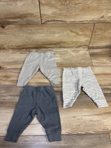 Cloud Island 3pk Pants Grey sz Newborn