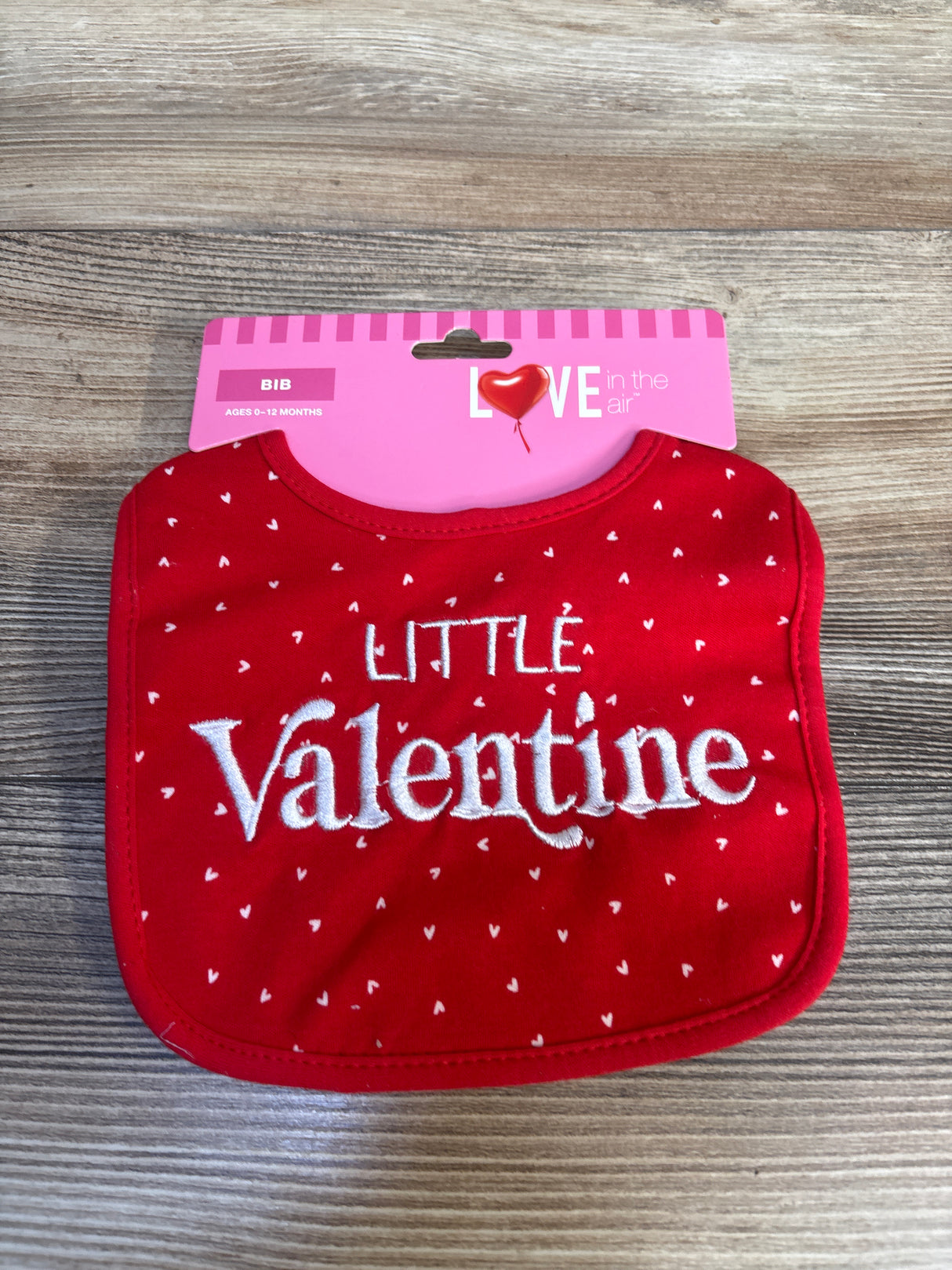 NEW Love In The Air Baby Bib "Little Valentine"