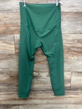 Old Navy Active Maternity Full Panel Leggings Green sz Medium