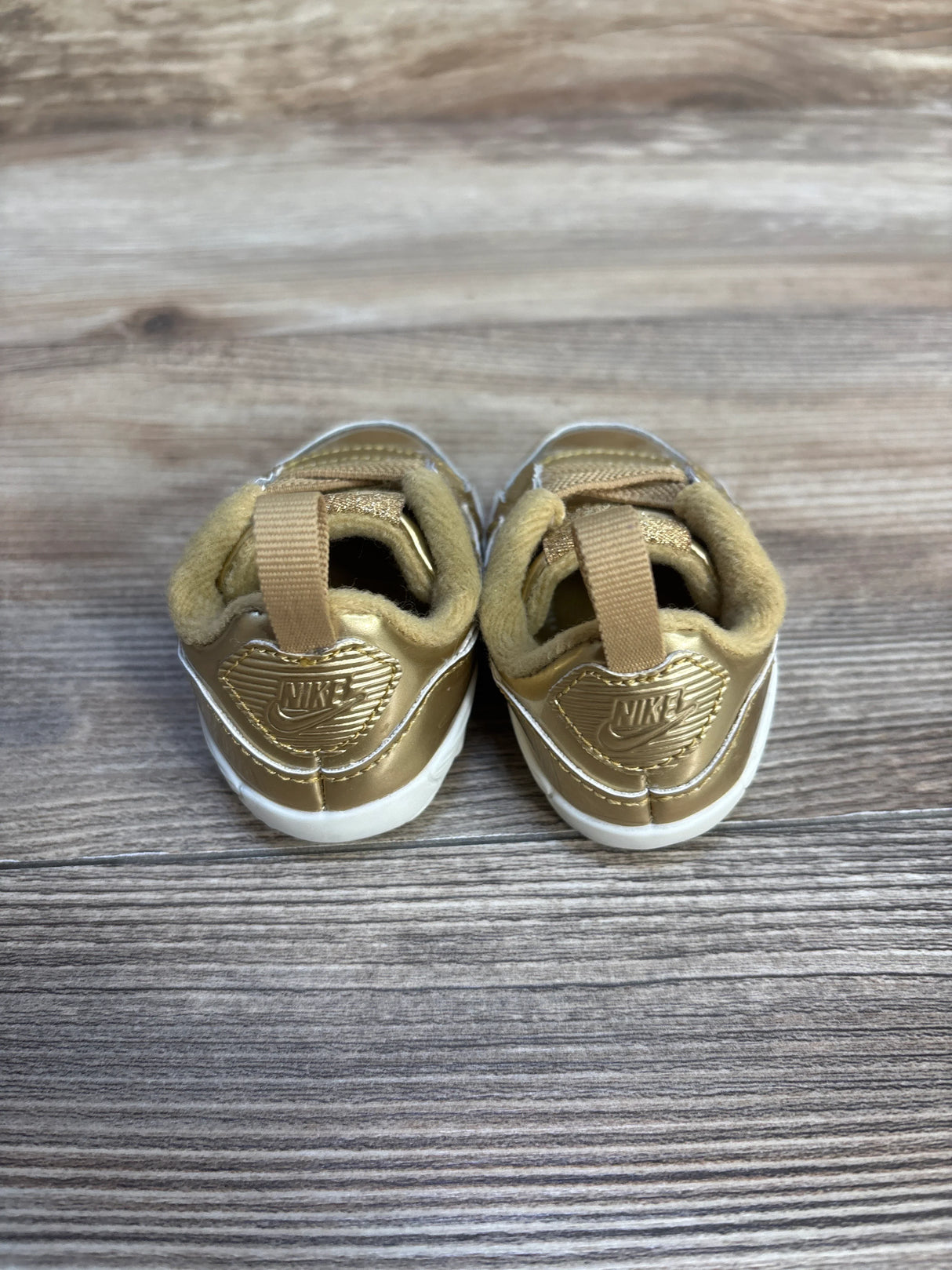 Nike Air Max 90 QS CB 'Metallic Gold' Sneakers sz 2c