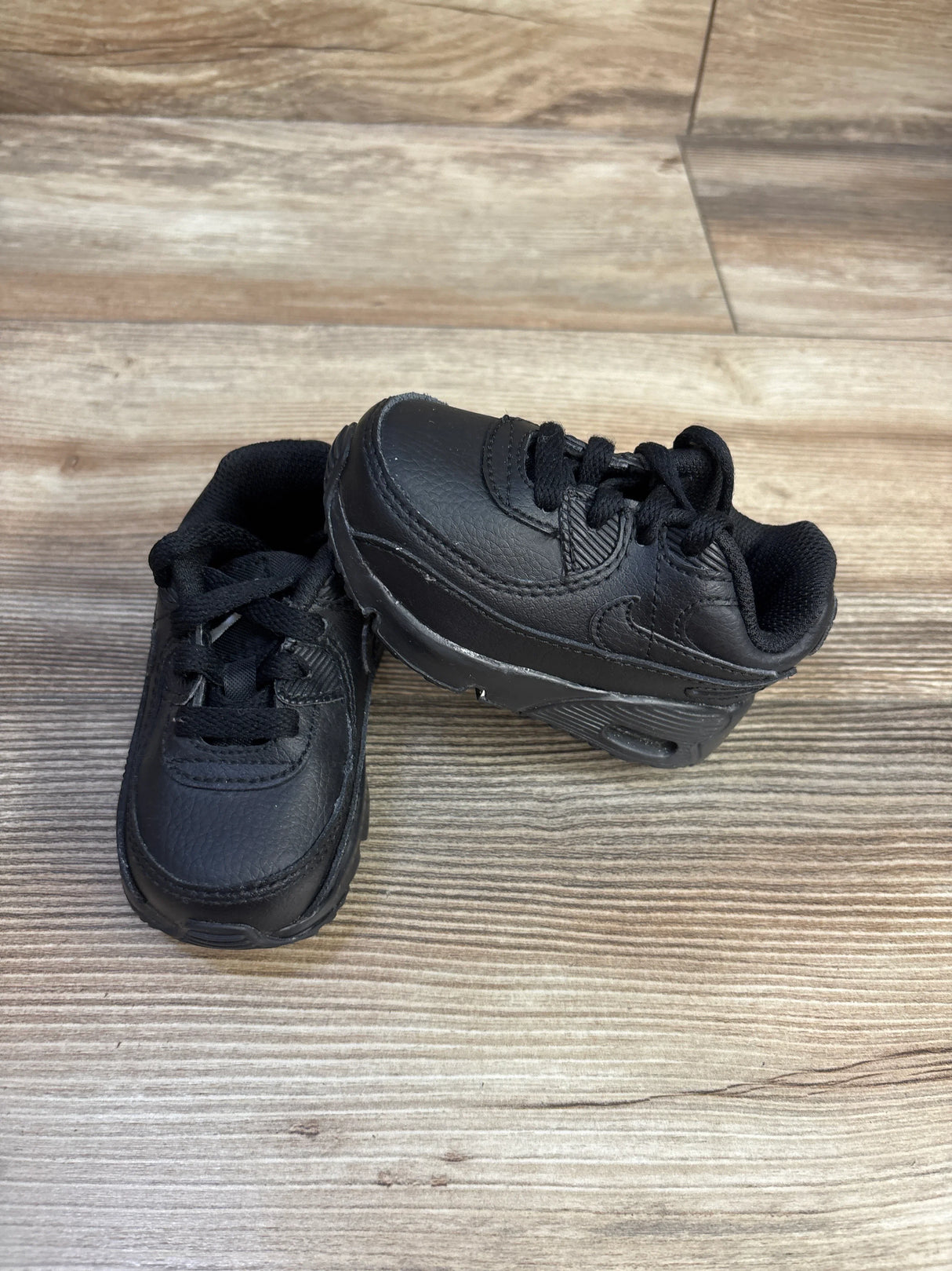 Nike Air Max 90 TD 'Triple Black' Sneakers sz 4c