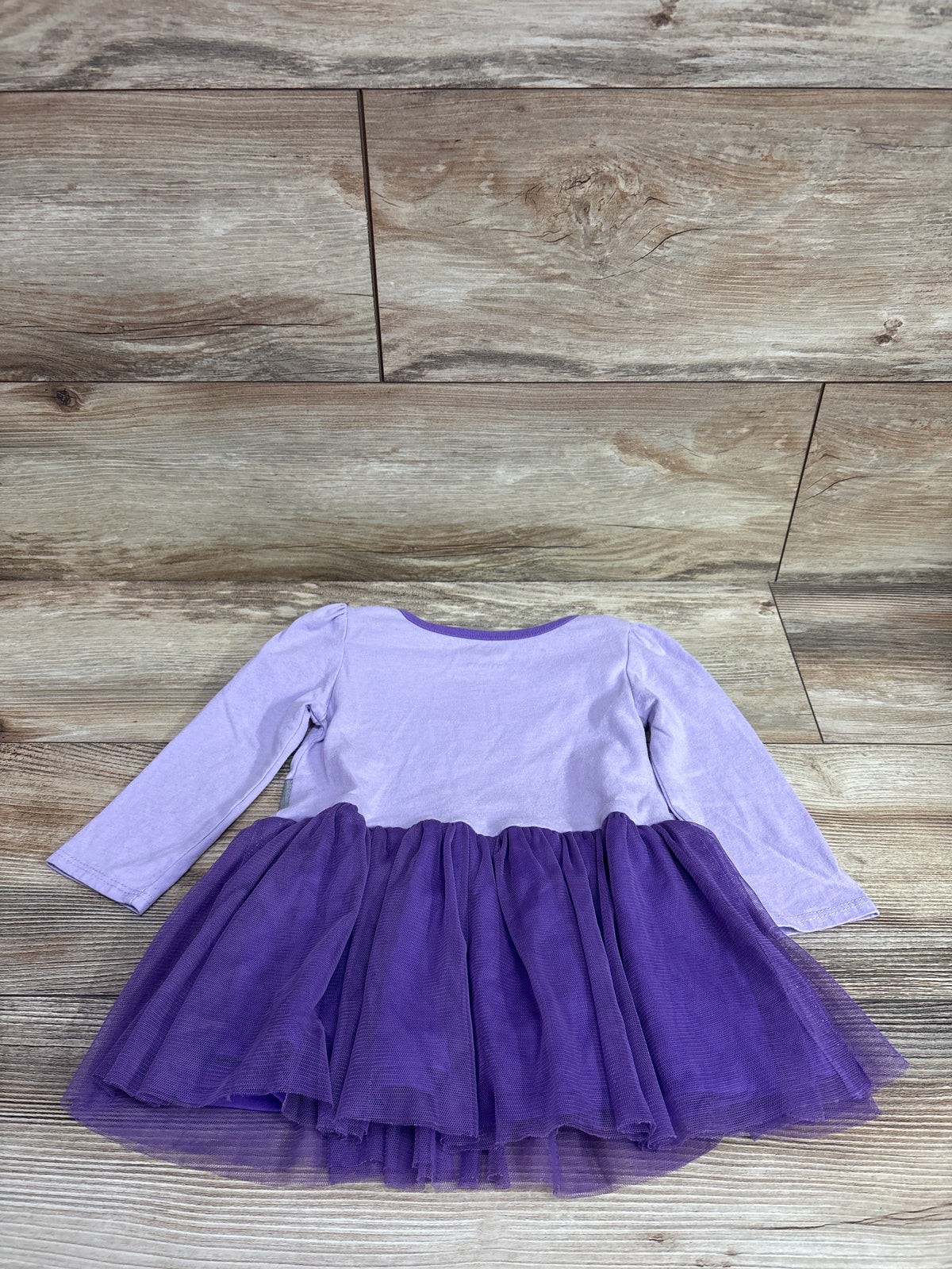 DC Batman Long Sleeve Tulle Dress Purple sz 24m
