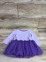 DC Batman Long Sleeve Tulle Dress Purple sz 24m