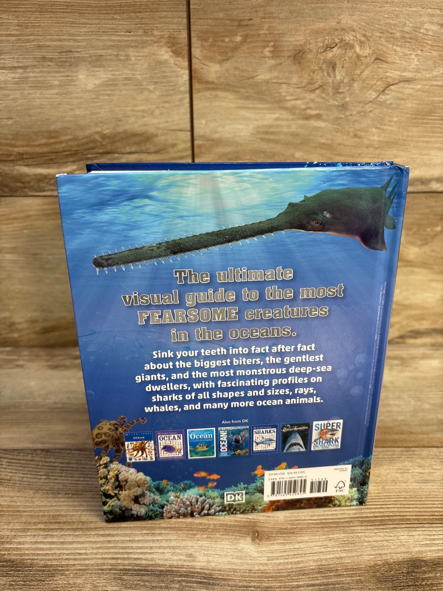 DK Sharks and Other Deadly Ocean Creatures Hardcover Book