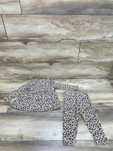 Cat & Jack 2pc Leopard Print Top & Leggings Brown sz 18m