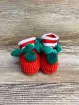 Crochet Elf Booties Red sz 1c