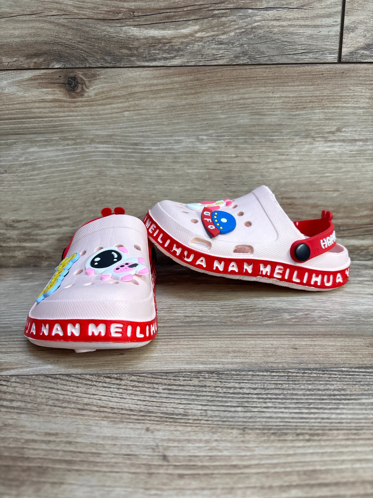 JUXI Garden Clog Cartoon Slides Pink sz 9c - Me n Mommy To Be