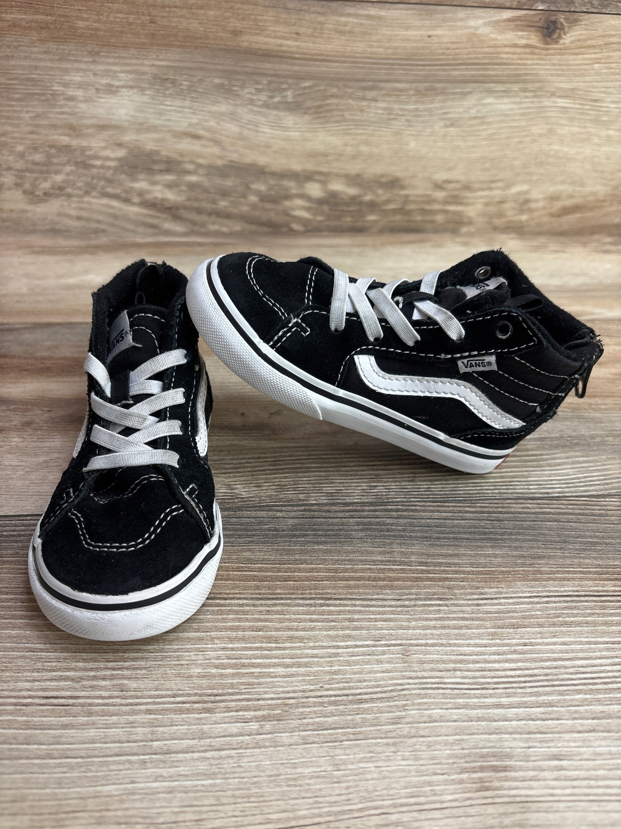 Vans Sk8-Hi Zip Shoes, Black sz 8c