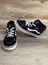 Vans Sk8-Hi Zip Shoes, Black sz 8c