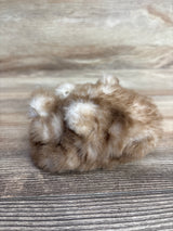 NEW Just One you Faux Fur Booties Brown sz 0/1c