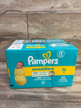 NEW Pampers Swaddlers Diapers Size Newborn 84ct.
