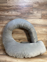 Queen Rose Classic U-Shaped Pregnancy Pillow, Grey