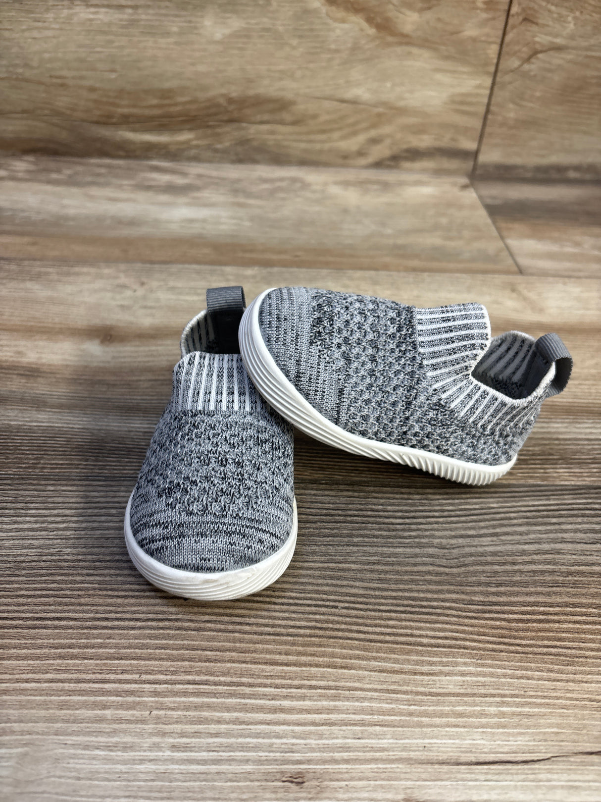 Morendl Non-Slip Mesh Walking Sock Sneakers Grey sz 4c