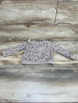 Floral Ruffle Sweatshirt Brown sz 12m