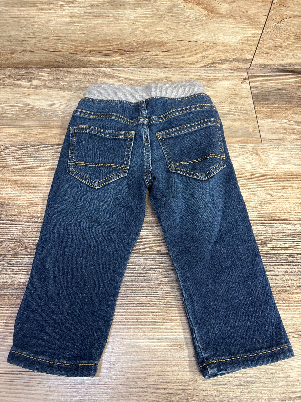 Cat & Jack Denim Drawstring Pants Blue sz 18m