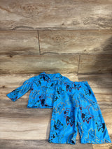 Bluey 2pc Coat Style Pajama Set Blue sz 24m