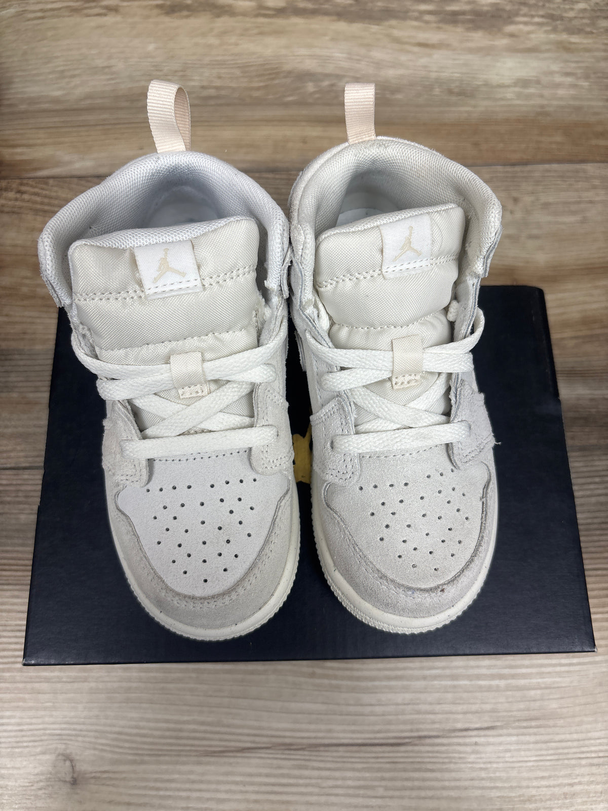 Air Jordan 1 Mid SE Craft TD 'Pale Ivory' Sneakers sz 9c