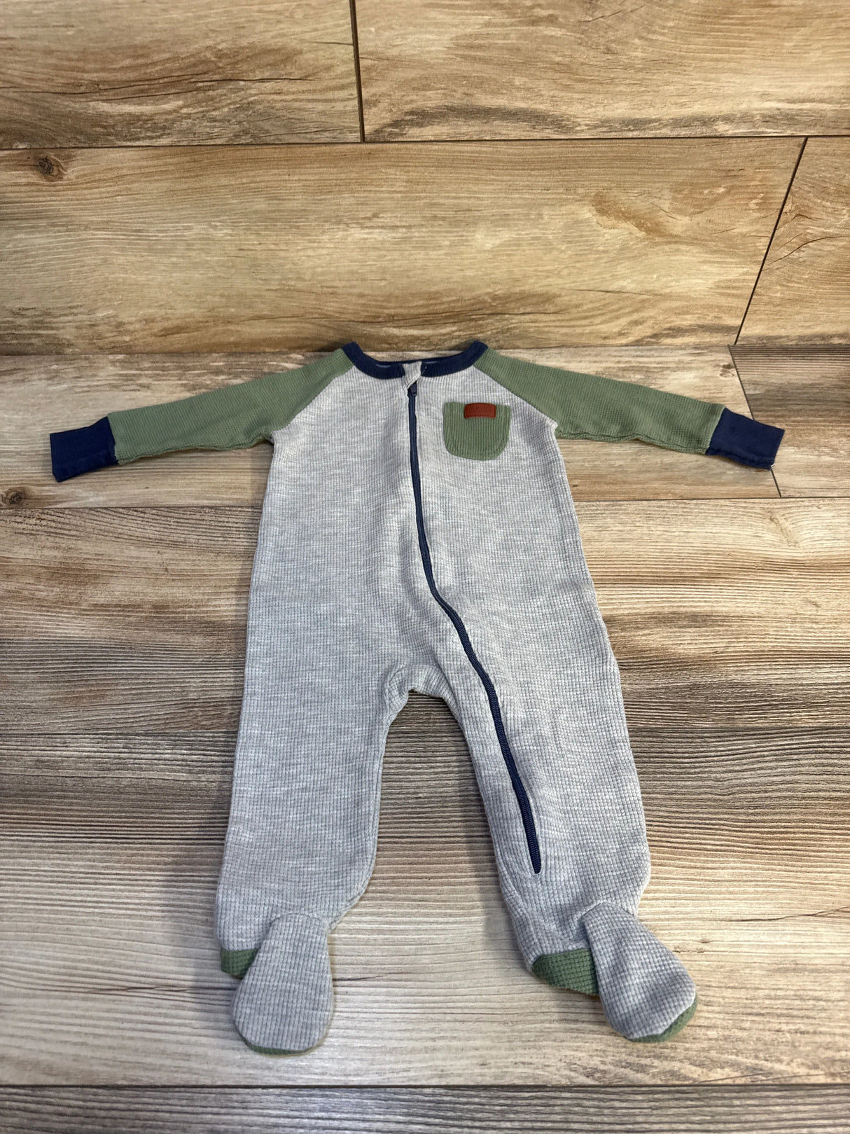 7 For All Mankind Thermal Sleeper Green sz 3-6m