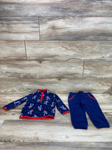 Okie Dokie 2pc Fleece Pullover & Joggers Navy sz 18m