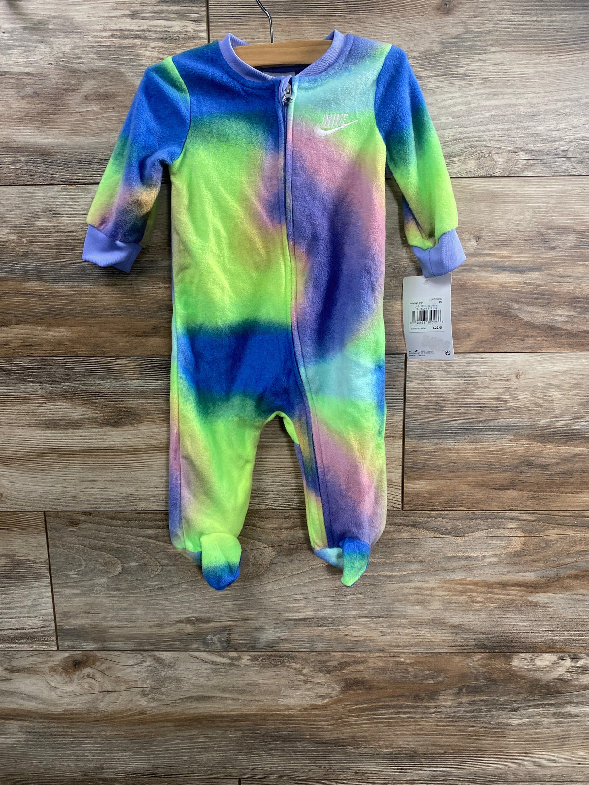 NEW Nike Blue Tie-Dye Blanket Sleeper sz 6m - Me 'n Mommy To Be